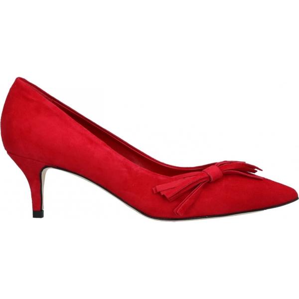 Décolleté con fiocco effetto scamosciato a punta tinta unita Luca Valentini tinta unita