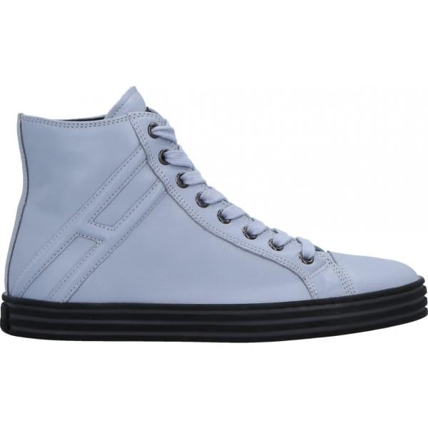 stivaletti Hogan Rebel blu tinta unita