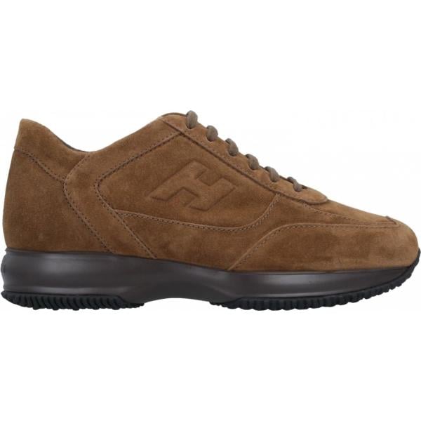 sneakers Hogan marrone tinta unita
