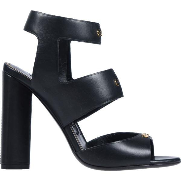 sandali col tacco Tom Ford nero tinta unita