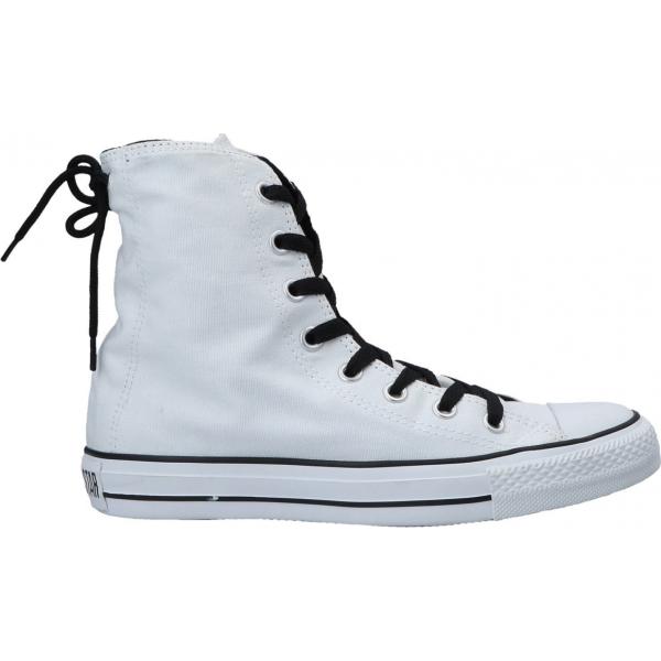Sneakers tennis senza tacco con laccetti interno sfoderato con punta tonda tinta unita Converse All Star tinta unita