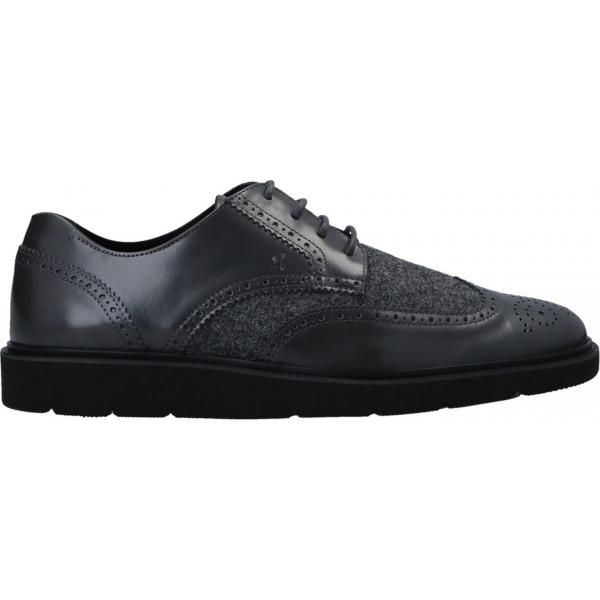 scarpe stringate Hogan nero tinta unita