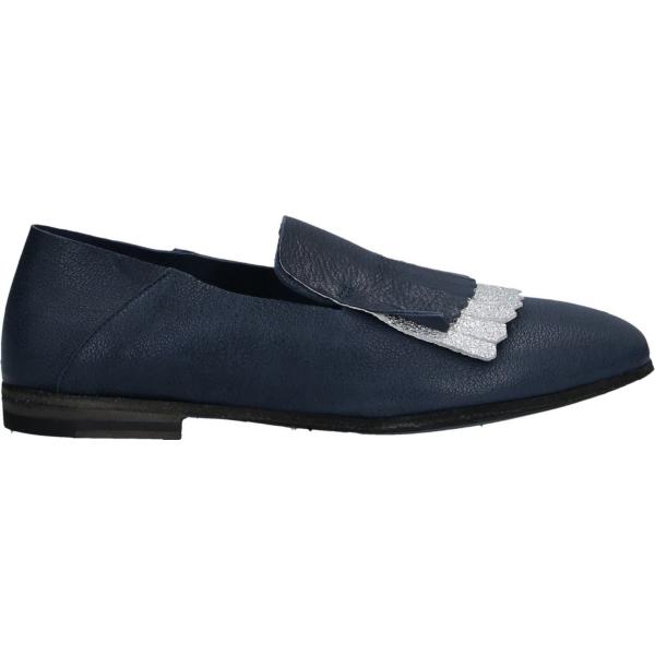 mocassini Officine Creative Italia blu tinta unita