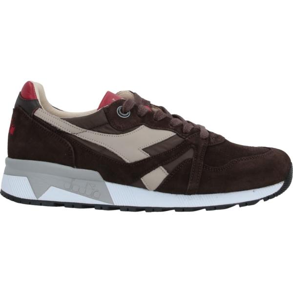 sneakers Diadora Heritage marrone tinta unita