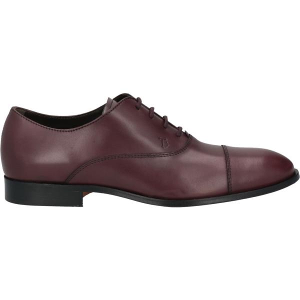 scarpe stringate Tods rosso tinta unita
