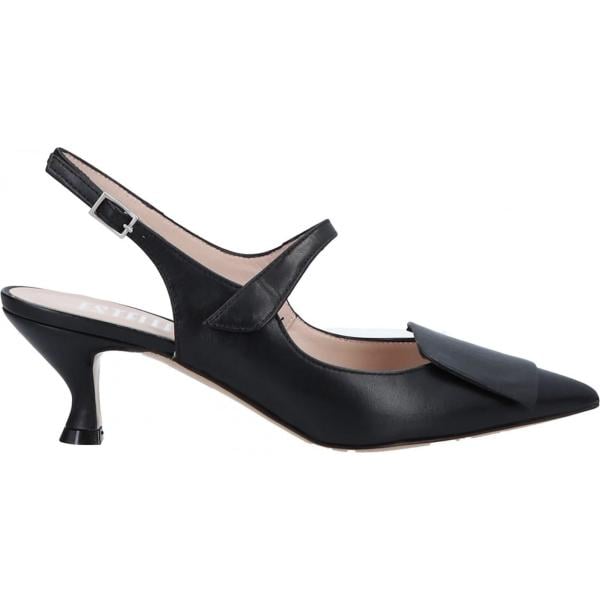 Décolleté slingback con fibbia a punta tinta unita Estelle tinta unita