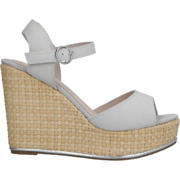 sandali col tacco Lumberjack marrone tinta unita