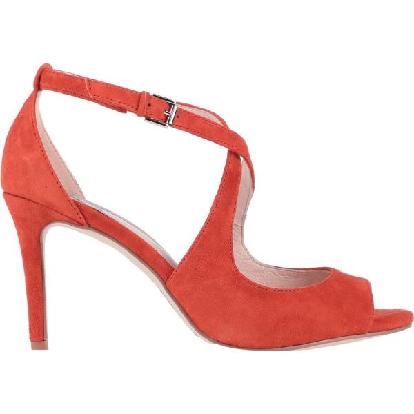 sandali col tacco Bibi Lou rosso tinta unita