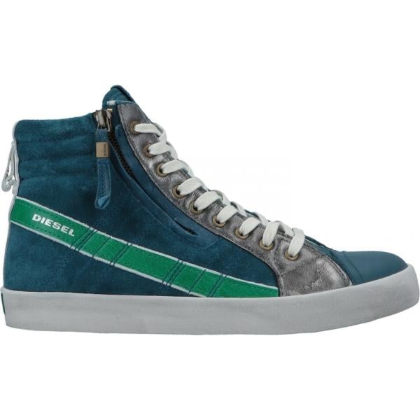 Sneakers tennis senza tacco con zip e punta tonda tinta unita Diesel tinta unita