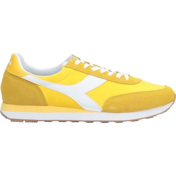 sneakers Diadora giallo tinta unita