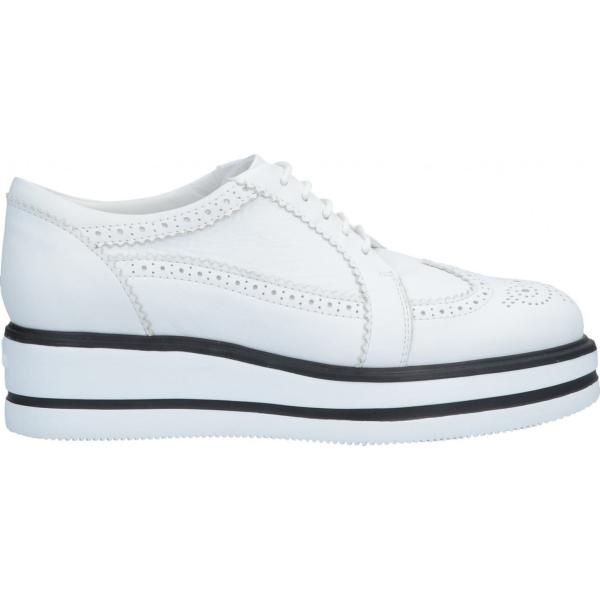 scarpe stringate Hogan bianco tinta unita