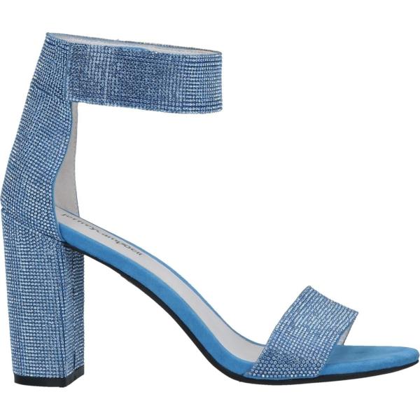 sandali in pelle Jeffrey Campbell blu tinta unita