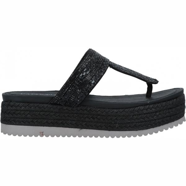 infradito CAFèNOIR nero tinta unita