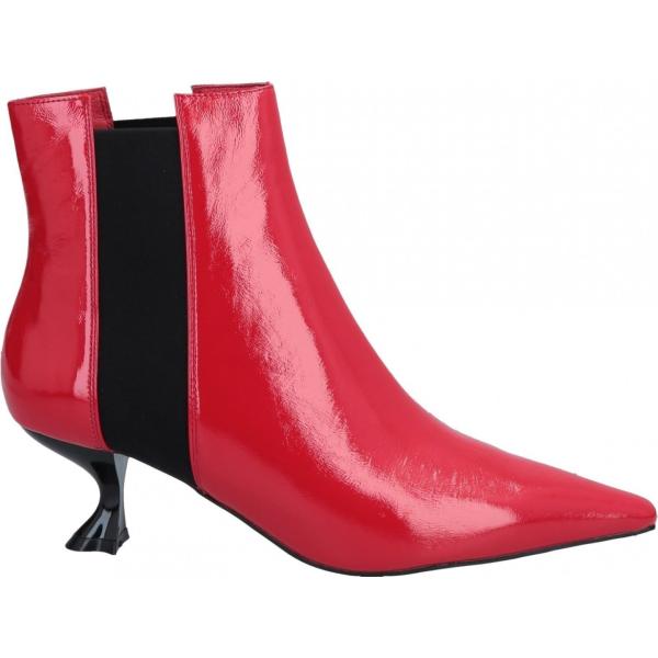 stivaletti chelsea Jeffrey Campbell rosso tinta unita