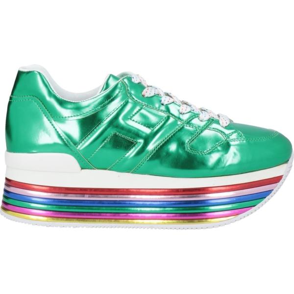 sneakers Hogan verde tinta unita