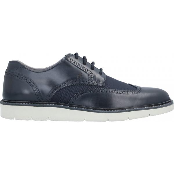 scarpe stringate Hogan blu tinta unita