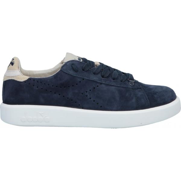 sneakers Diadora Heritage blu tinta unita