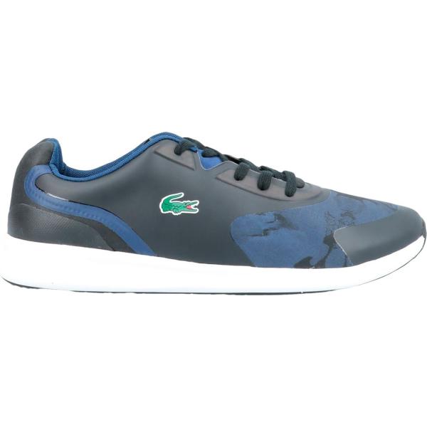 sneakers Lacoste blu tinta unita