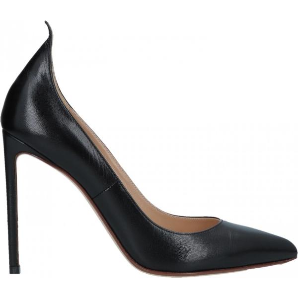 décolleté Francesco Russo nero tinta unita