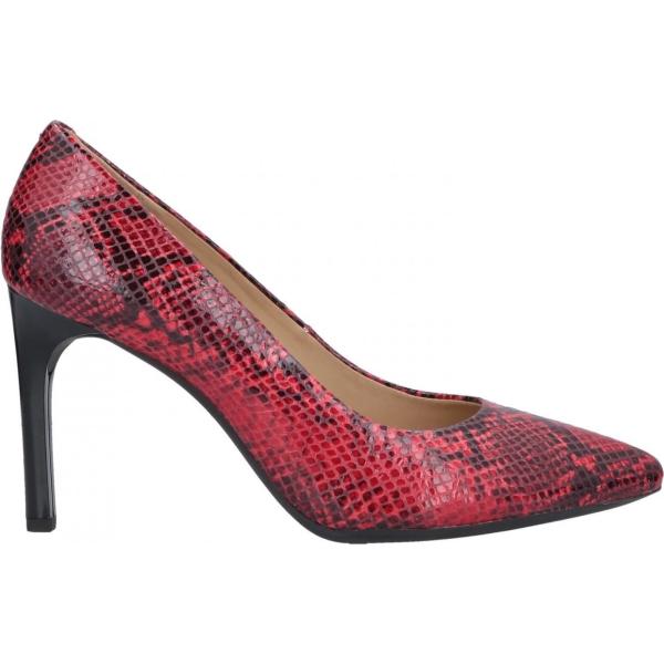 décolleté Geox rosso animalier
