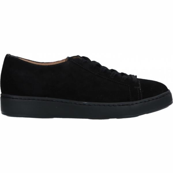 Sneakers tennis Santoni nero tinta unita