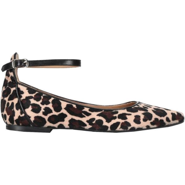 Ballerine fantasia con cinturino a punta in pelle JOLIE by EDWARD SPIERS animalier