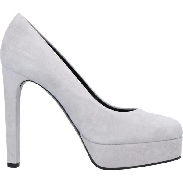 décolleté Casadei grigio tinta unita