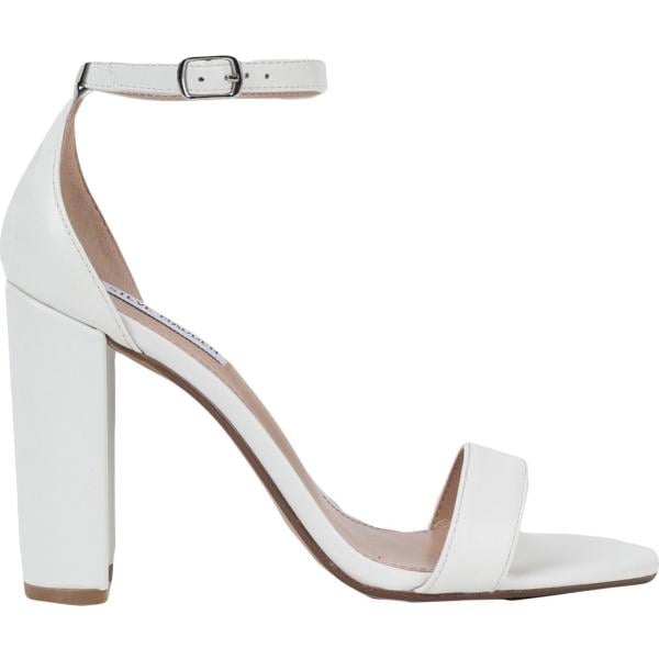 sandali col tacco Steve Madden bianco tinta unita