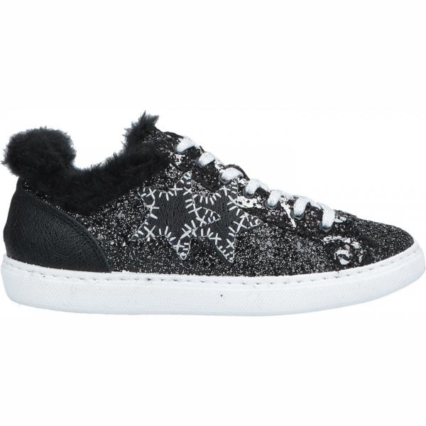 sneakers 2Star nero tinta unita