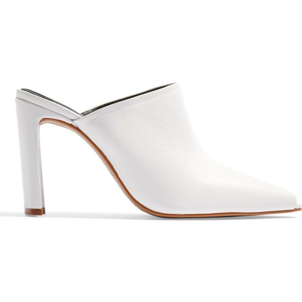 sandali col tacco Topshop bianco tinta unita