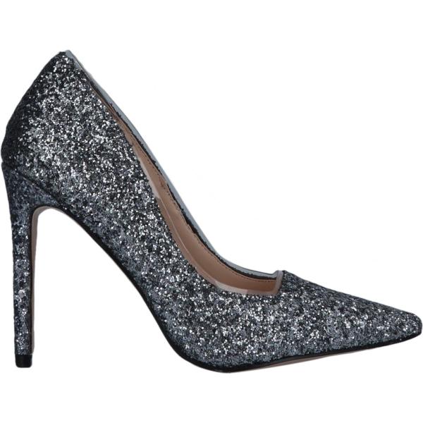 Décolleté contrasto glitter a punta tinta unita Public Desire grigio tinta unita
