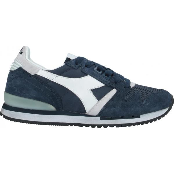 sneakers Diadora Heritage blu tinta unita