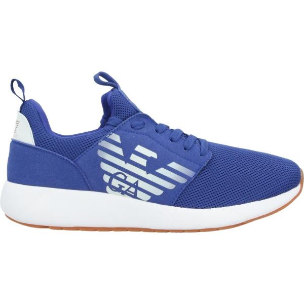sneakers Ea7 blu tinta unita