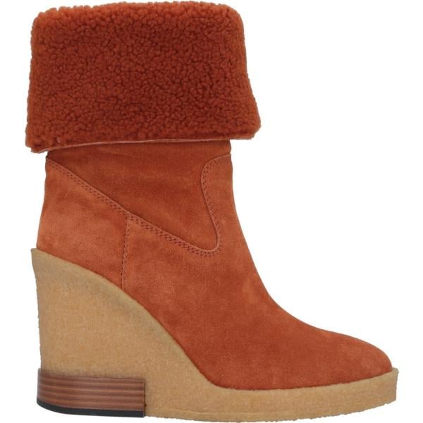 stivaletti Tods arancione tinta unita