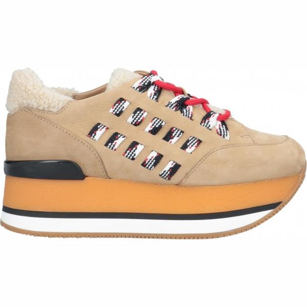 sneakers Hogan arancione tinta unita