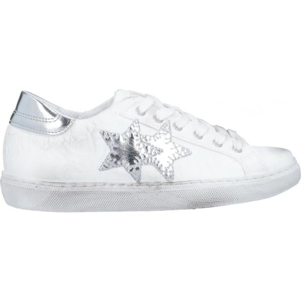 sneakers 2Star bianco tinta unita
