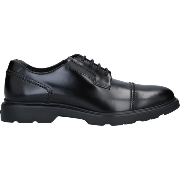 scarpe stringate Hogan nero tinta unita