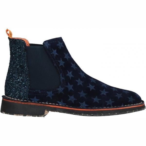 Stivaletti fantasia glitter con tacco squadrato interno in pelle con punta tonda Toni Pons multicolore