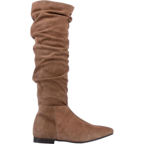 Stivali effetto scamosciato con zip a punta tinta unita Formentini tinta unita