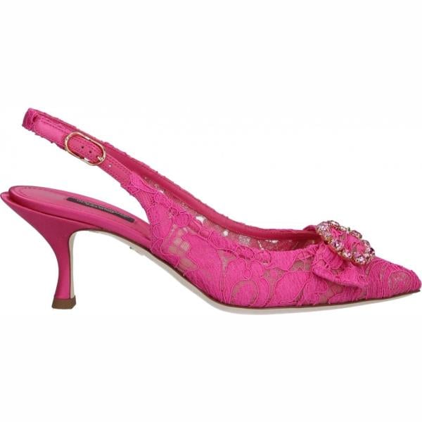 décolleté Dolce&Gabbana rosa tinta unita