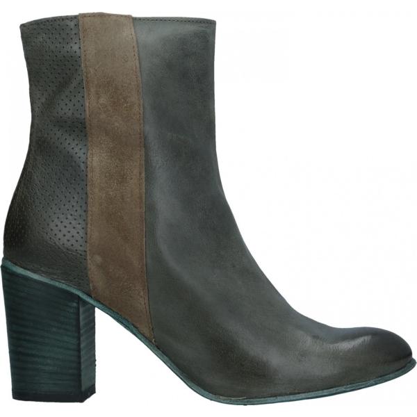 stivaletti 1725.A verde tinta unita