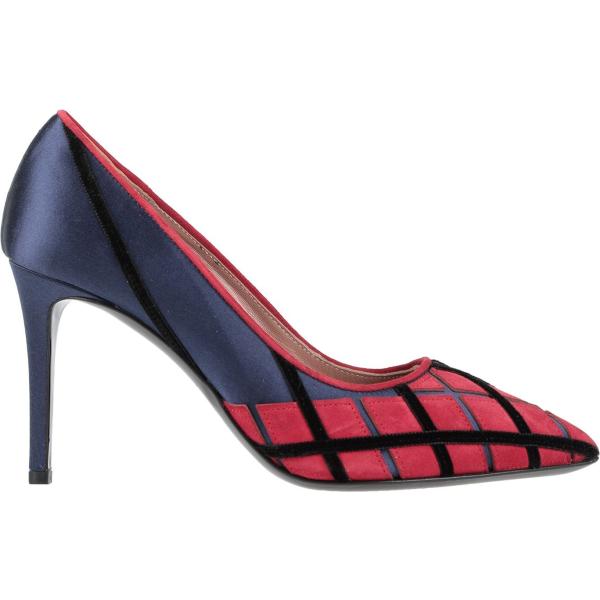 Décolleté fantasia geometrica effetto scamosciato a punta in velluto Pollini geometrica