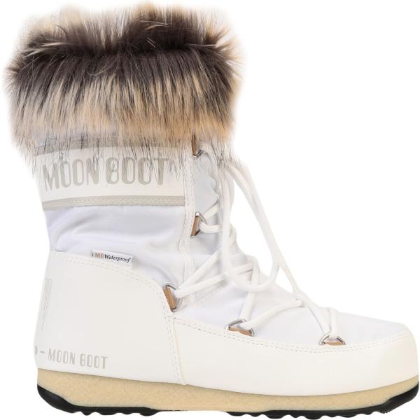 stivaletti Moon Boot bianco tinta unita