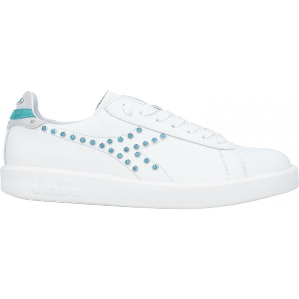 sneakers Diadora Heritage bianco tinta unita