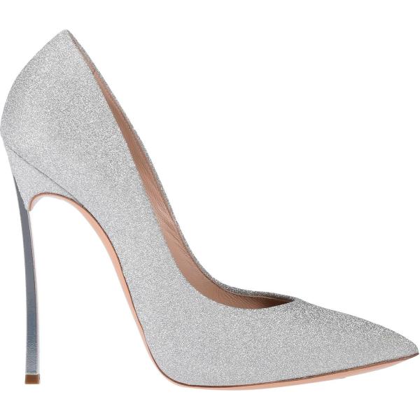décolleté Casadei grigio tinta unita