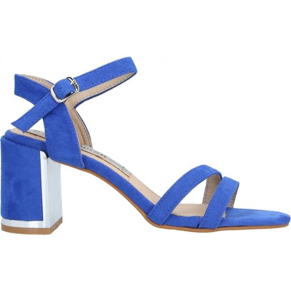 sandali col tacco Sexy Woman blu tinta unita