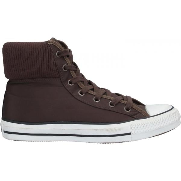 sneakers alte Converse nero tinta unita