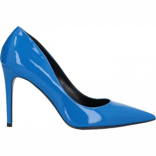 décolleté Bruglia blu tinta unita