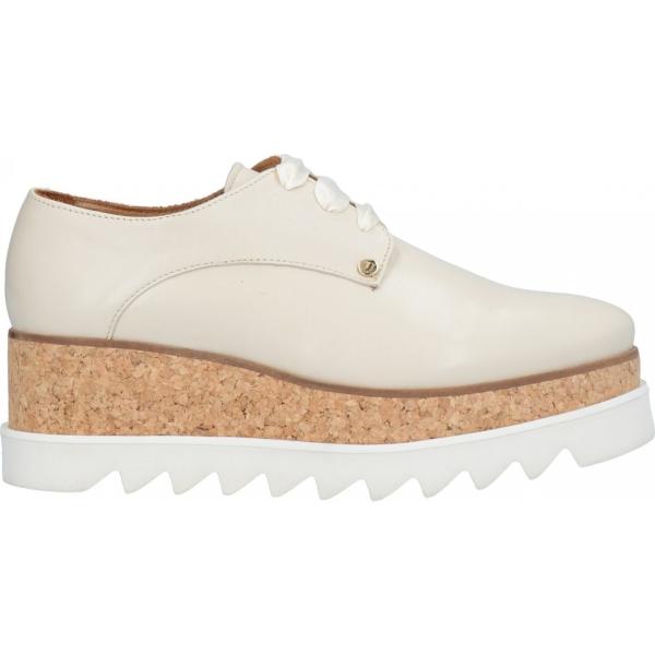 scarpe stringate Trussardi Jeans rosa tinta unita