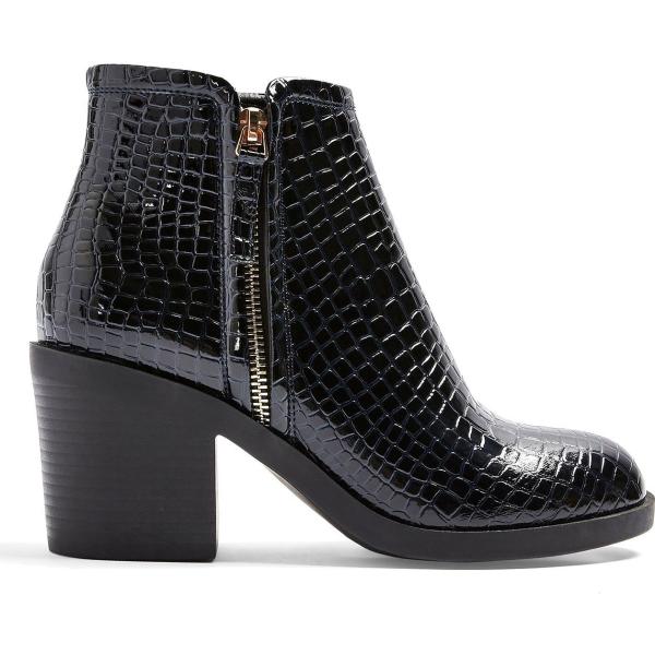 stivaletti Topshop nero con stampe